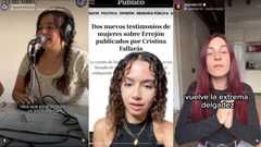 Collage amb captures de pantalla de divulgadores feministes a Internet.