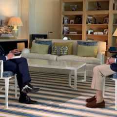 Un momento de la entrevista de Juan Carlos de Borbón en France 3.