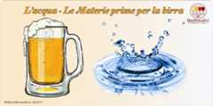 acqua - le materie prime per la birra