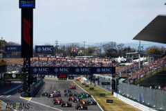 The start of the 2024 Japanese Grand Prix at Suzuka