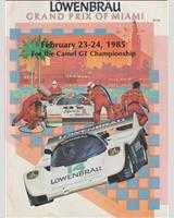 Programme Cover - Miami IMSA GTU 1985