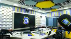 Inside the main Radio 47 Nairobi studio.
