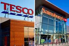 Tesco and Sainsbury's