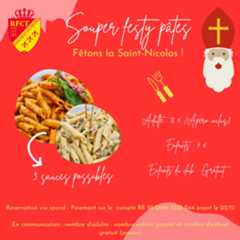 Soirée Festy Pâtes pour la Saint-Nicolas