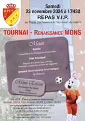 Repas VIP pour la réception de Mons