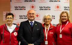 Slovenska delegacija na 1. čezmejni konferenci o mednarodnem humanitarnem pravu v Gorici