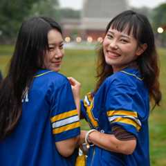 University of Rochester student plays the violin during a concert.