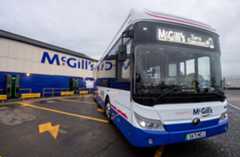 McGills Buses Yutong E12 battery electric bus