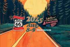 birthplace of Route 66 festival, august 8 and 9, 2025; lookin' for adventure