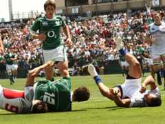 Ian Whitten touched down for Ireland in the first half as Declan Kidney's side defeated USA at Santa Clara University
