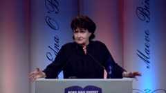 Eavan Boland was given the Lifetime Achievement Award at the Irish Book Awards in 2017