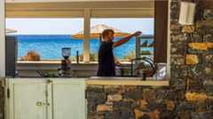 Restaurant bar worker Greece