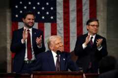 U.S. President Donald Trump addresses a joint session of Congress at the U.S. Capitol on March 04, 2025 in Washington, DC. (Win McNamee/Getty Images)