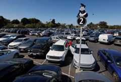 Vehicles fill the San Diego Zoo parking lot in Balboa Park on Sept. 15, 2025 in San Diego. (K.C. Alfred / The San Diego Union-Tribune)