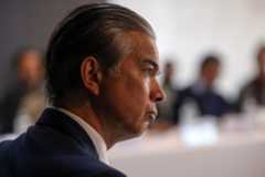 California Attorney General Rob Bonta — seen at a gathering on immigrant rights at the PANA community hall in San Diego on Jan. 24, 2025 — has offered guidance to child care providers getting unwelcome visits. (Hayne Palmour IV / For The San Diego Union-Tribune)