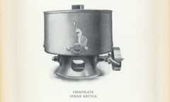 grayscale illustration of a steam kettle