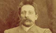 Julius Richard Petri pictured at the Robert Koch Institute in Germany, ca. 1888