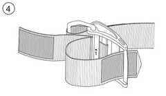 How to Thread a Soft Cam Band Tank Strap Buckle - Step 4 How to Thread a Soft Cam Band Tank Strap Buckle - Step 4