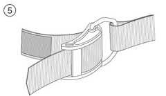 How to Thread a Soft Cam Band Tank Strap Buckle - Step 5 How to Thread a Soft Cam Band Tank Strap Buckle - Step 5