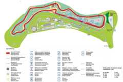 Map/ track layout of Autodrom Most Autodrom Most map/track layout