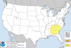 Day 6 Severe Weather Outlook Graphics Issued on Feb 26, 2023