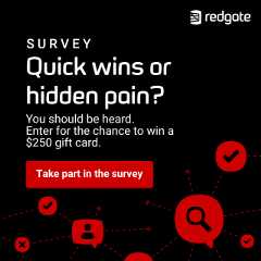 Ad for State of Database Landscape survey