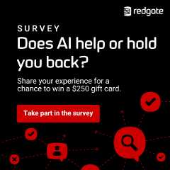 Ad for State of Database Landscape survey