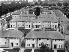 The ‘firemen’s houses’ that surrounded Central Station, the Victoria Park War Memorial is in the far distance. Many of the houses still remain - Malc Tovey
