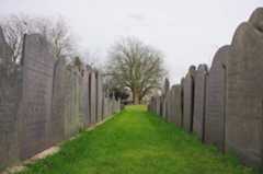 Memorial stones were relocated to Saffron Hill Cemetery during works to the Leicester Cathedral grounds in the early 2000s -