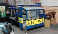 Kirby & West milk float at Abbey Pumping Station - 