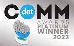 Dot Comm Awards Platinum Winner 2023