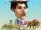 Cartoon of aviator Richard Pearse