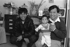 Souphong Lanthong and his sons
