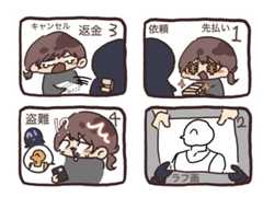 絵師を騙す詐欺手口に注意。報酬を先にもらう→ざっと描いた線画ラフ渡す→キャンセルされ返金→ラフを元にAI生成した絵が無断でネットに登場（生成AIクローズアップ） 画像