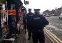 Police in Bolton last month as part of Operation Machinize