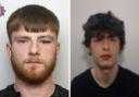 Two men were jailed for a violent confrontation that took place in front of residents and children