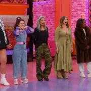 David Potts with other celebrities. Picture BBC