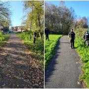 Police searching New Bury