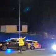 The incident was reported on Thicketford Road at the junction with Crompton Way