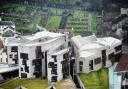 File photograph of a general view of the outside of the Scottish Parliament