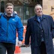 Chris McEleny pictured alongside Alex Salmond in Edinburgh