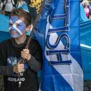 People take part in a march for Independence in Glasgow (Image: Jane Barlow/PA Archive/PA Images)