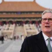 Prime Minister Keir Starmer during a tour of the Forbidden City in Beijing, during his visit to China