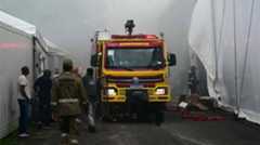 Fire forces evacuation at UN climate talks