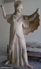 Pallas Athena | Greco-Roman marble statue from Herculaneum C1st A.D. | Naples National Archaeological Museum