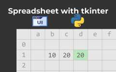 How to Build a Spreadsheet App with Tkinter in Python