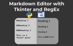 How to Make a Markdown Editor using Tkinter in Python