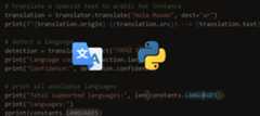 How to Translate Languages in Python