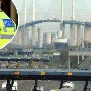 Emergency - Essex Police attended an incident at the Dartford River Crossing