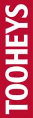 Tooheys logo rotated 90 degrees to the left